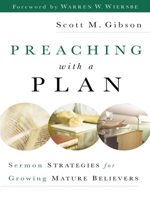 cover image of Preaching with a Plan